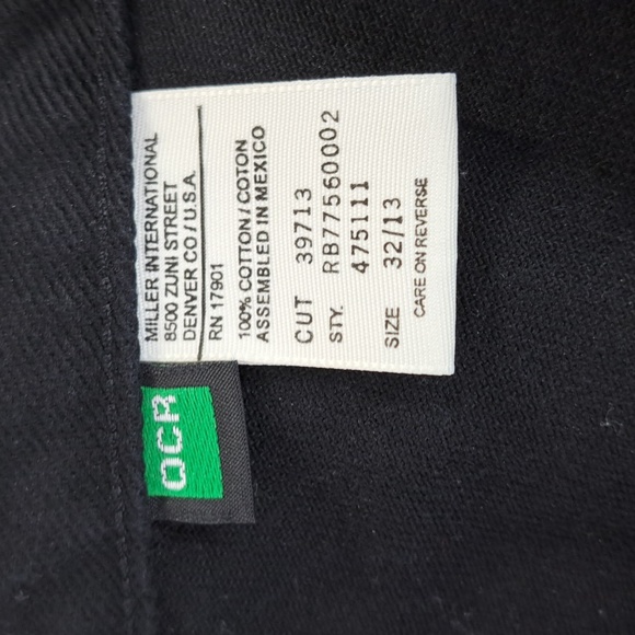 Rockies OCR Orginal Classic Rise Western Black Jeans Size 32/13 Waist 29" - Picture 10 of 16